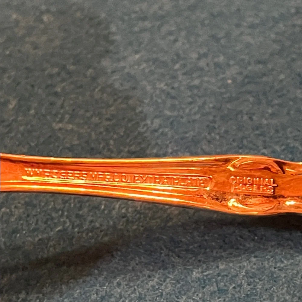1964 VTG gravy serving ladle spoon Wm Rogers Melody Camelot Silverplate Flatware